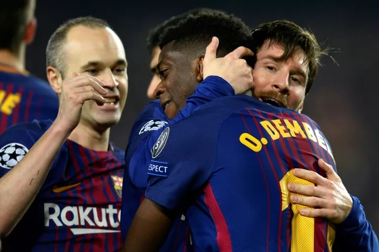 it took dembele 200 days to score his barcelona account but he chose a great time to do so scoring the second goal against chelsea to kill off their cl tie photo afp it took dembele 200 days to score his barcelona account but he chose a great time to do so scoring the second goal against chelsea to kill off their cl tie photo afp