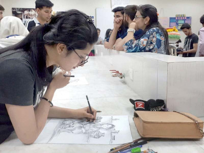 teams compete at skzmdc s arts festival