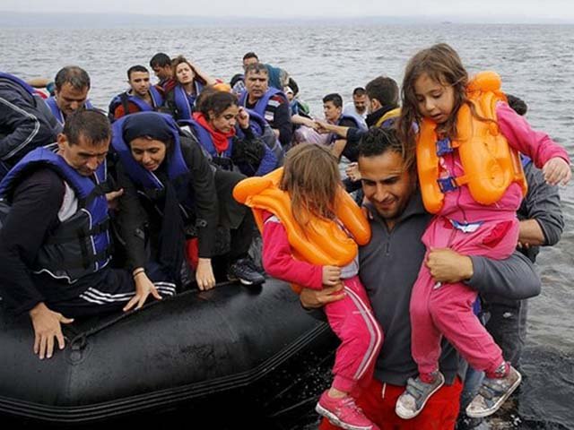 the boat was ferrying migrants from turkey to greece photo courtesy dailytimes file