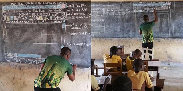 every teacher has a way of presenting his subject to his students this is my way photo courtesty owura kwadwo hottish facebook page