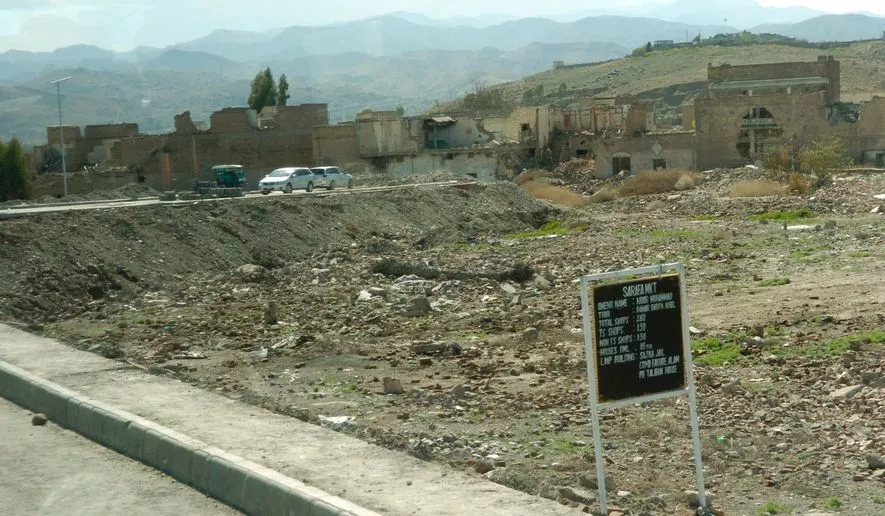 a vacant lot leveled during the two year pakistani offensive against the haqqani network lies dormant in the north waziristan city of miran shah small placards indicate the property s ownership claims should they return to the provincial capital photo courtesy the washington times a vacant lot leveled during the two year pakistani offensive against the haqqani network lies dormant in the north waziristan city of miran shah small placards indicate the property s ownership claims should they return to the provincial capital photo courtesy the washington times