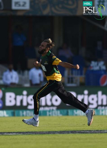 tahir was one of the standout performers in the group stages of the psl and even claimed the league s first ever hat trick by a spinner photo courtesy psl tahir was one of the standout performers in the group stages of the psl and even claimed the league s first ever hat trick by a spinner photo courtesy psl