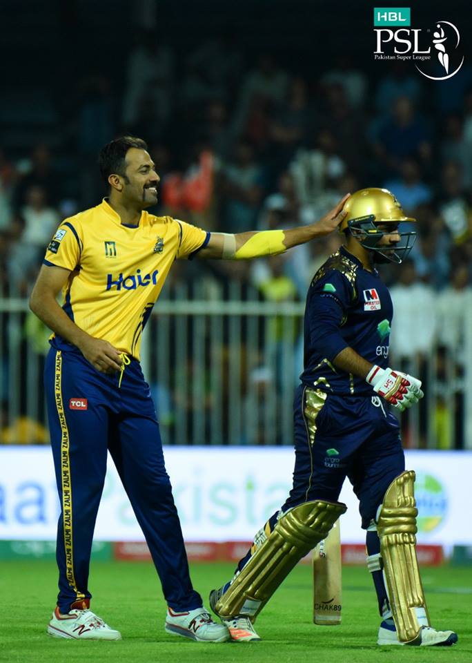 captains calling sarfraz ahmed and darren sammy led their teams to victories when quetta and peshawar faced in league matches in psl3 and they will be asked to outperform each other once again in the first eliminator on tuesday in lahore photo courtesy psl