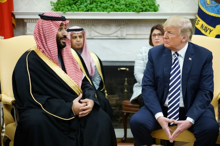 public smiles private problems as saudi prince visits white house