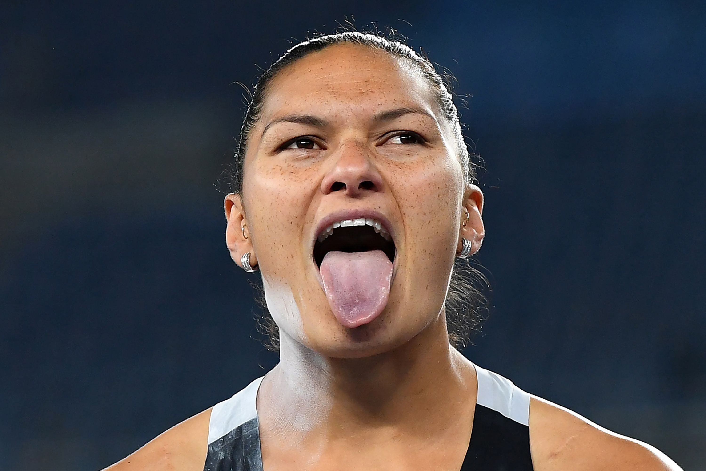 two time olympic shot put champion valerie adams who is of tongan heritage spoke against the move photo afp