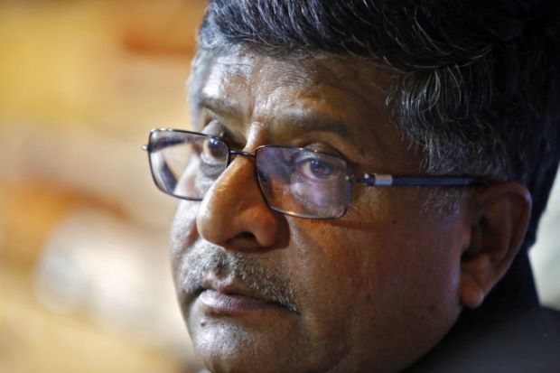 indian it minister ravi shankar prasad photo courtesy the star