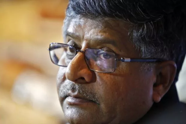 indian it minister ravi shankar prasad photo courtesy the star