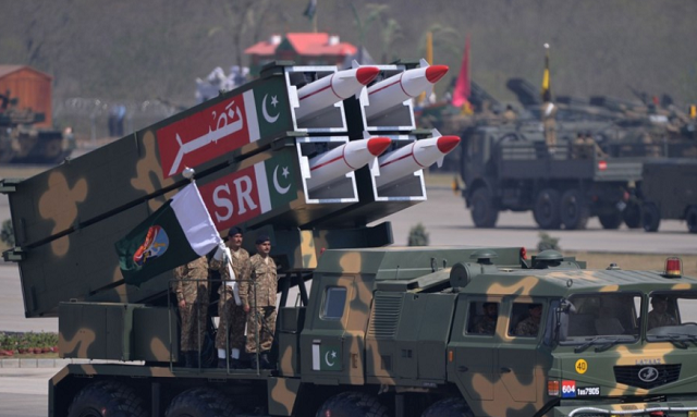 a mobile missile launcher in a military parade in islamabad pakistan s missile programme has been advancing rapidly photo afp