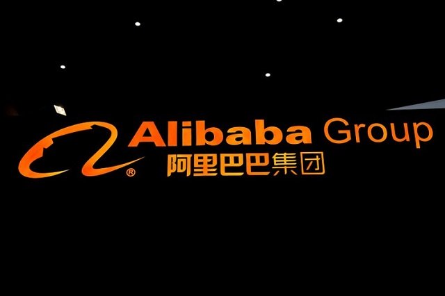 a sign of alibaba group is seen during the fourth world internet conference in wuzhen zhejiang province china december 3 2017 photo reuters