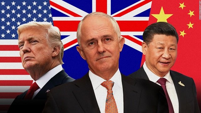 the us marines will also bring additional military equipment including helicopters and f 18 jets the military deployment also threatens to further weaken australia chinese relations president donald trump prime minister malcolm turnbull president xi jinping photo courtesy cnn