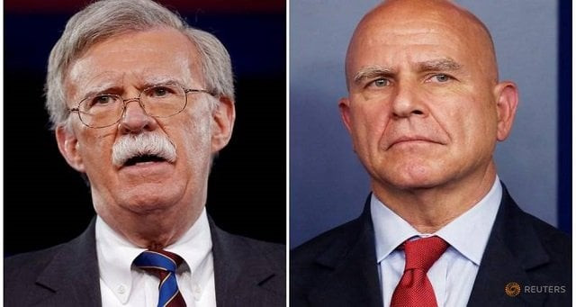 john bolton l and hr mcmaster r photo reuters john bolton l and hr mcmaster r photo reuters