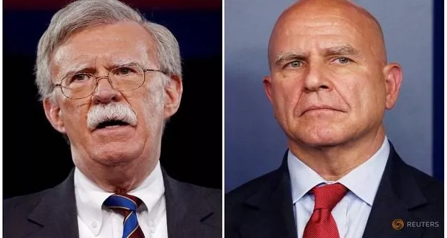 john bolton l and hr mcmaster r photo reuters john bolton l and hr mcmaster r photo reuters