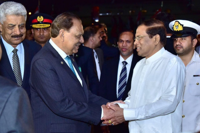 president mamnoon hussain with his sri lankan counterpart photo twitter mfa srilanka president mamnoon hussain with his sri lankan counterpart photo twitter mfa srilanka