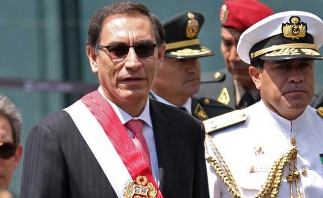 martin vizcarra was sworn in as peru 039 s new president on friday march 23 2018 photo afp