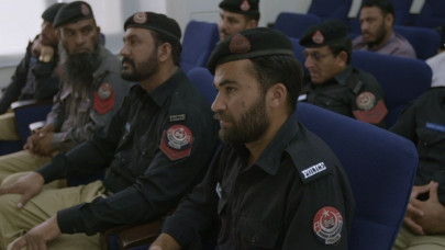 the men braving booby traps and attacks to secure k p