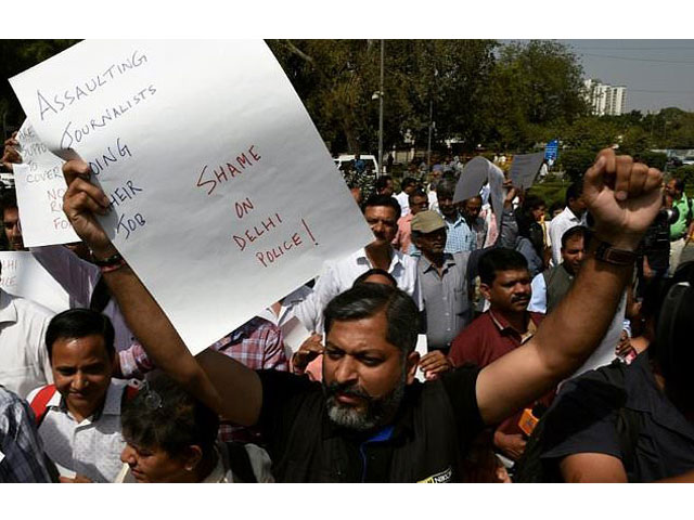 the incidents underline india 039 s reputation as one of the most dangerous places for reporters photo afp