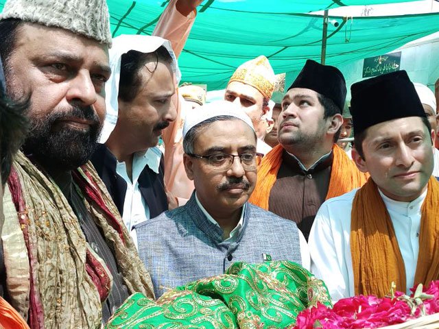 high commissioner sohail mahmood visiting dargah ajmer sharif on march 27 2018 photo express