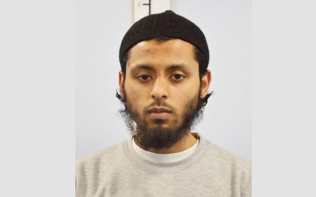 umar ahmed haque is seen in an undated booking photograph handed out by the metropolitan police in london britain march 2 2018 photo reuters