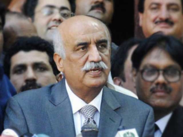 ppp leader khursheed shah photo file photo