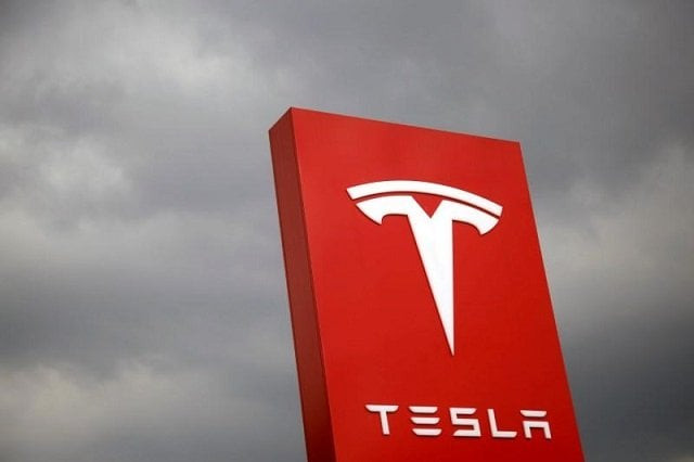 the logo of tesla is seen in taipei taiwan on august 11 2017 photo reuters the logo of tesla is seen in taipei taiwan on august 11 2017 photo reuters