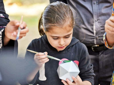 lahore biennale youth forum holds art workshops lahore biennale youth forum holds art workshops