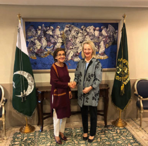 us senior official alice wells arrives in pakistan to discuss south asia strategy us senior official alice wells arrives in pakistan to discuss south asia strategy