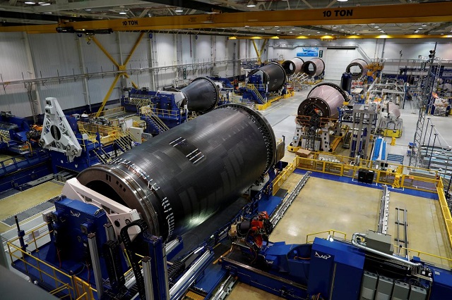 the 787 aft body manufacturing area is seen at boeing south carolina in north charleston south carolina united states march 25 2018 photo reuters