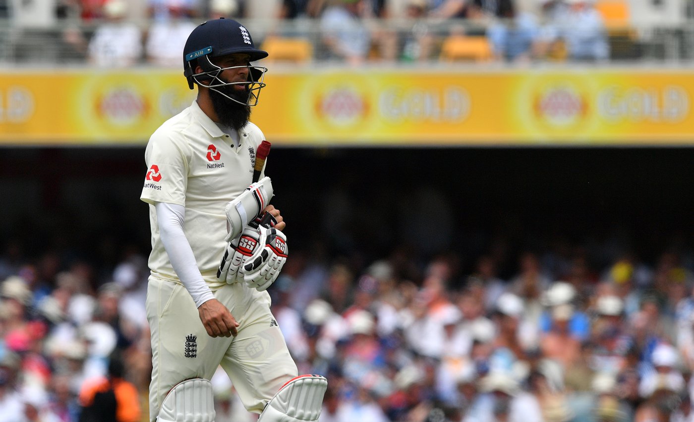 below par performance moeen ali scored just 28 runs in two innings in the first test and failed to take a wicket as new zealand marched to an innings and 49 run victory photo afp