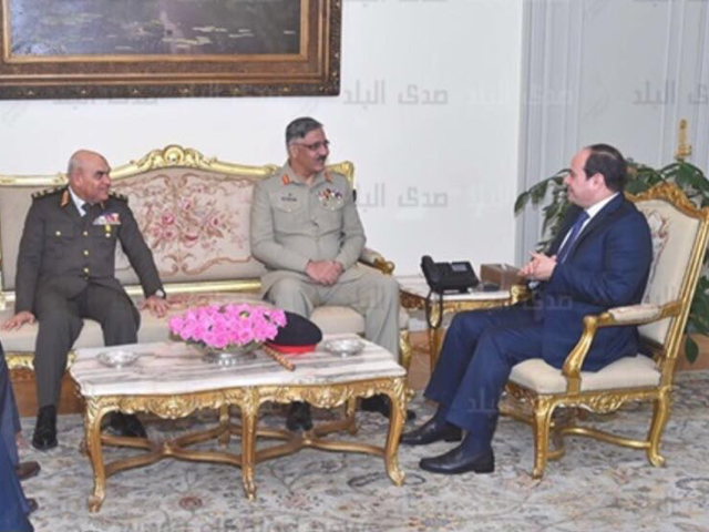 cjcsc hayat meets egyptian president sisi photo ispr cjcsc hayat meets egyptian president sisi photo ispr