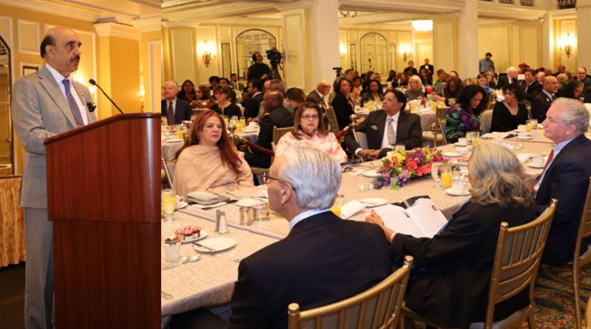 pakistan s ambassador to the united states masood khan was also nominated as honorary chairman of martin luther king international salute photo radio pakistan
