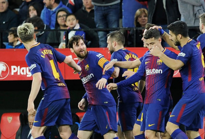 decisive messi rescues unbeaten barcelona