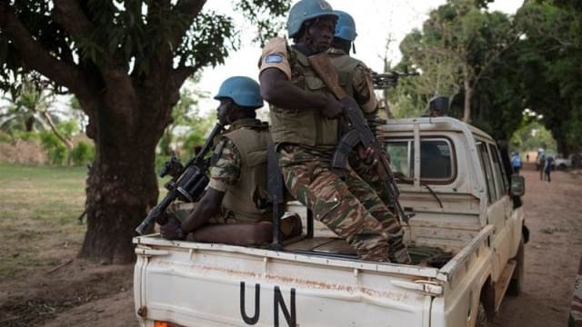 saturday 039 s attack was the first on un peacekeepers in the area since violence resumed in pk5 in 2017 photo afp