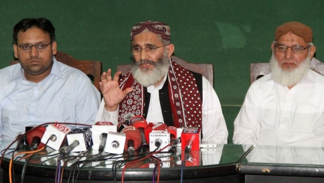 the ji chief lamented that the chief justice of pakistan did not take notice of the way the senate elections were held photo online