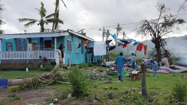 cyclone causes floods in fiji photo reuters cyclone causes floods in fiji photo reuters
