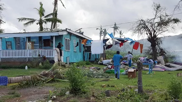 cyclone causes floods in fiji photo reuters