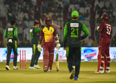 babar talat lead pakistan to t20i series win over west indies