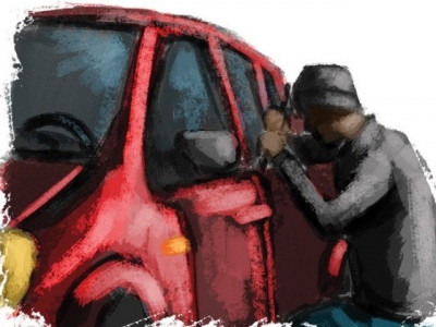 crime scene vehicles stolen two people kidnapped