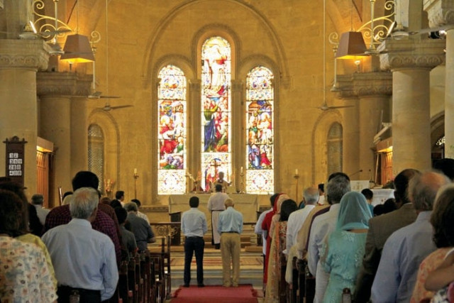 security reasons prayers were held sunday at holy trinity church the christian community observed easter across the city on sunday confining their celebrations to church premises and homes photo ayesha mir express security reasons prayers were held sunday at holy trinity church the christian community observed easter across the city on sunday confining their celebrations to church premises and homes photo ayesha mir express
