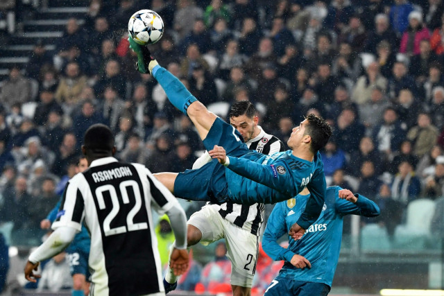 ronaldo has been in a league of his own in terms of champions league scoring in the past three years and already has 13 goals in nine matches this season photo afp ronaldo has been in a league of his own in terms of champions league scoring in the past three years and already has 13 goals in nine matches this season photo afp