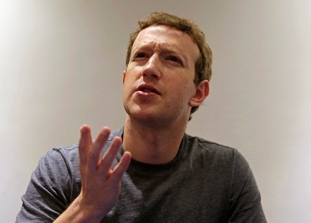 president founder and ceo of facebook mark zuckerberg speaks during a reuters interview at the university of bogota january 14 2015 photo reuters