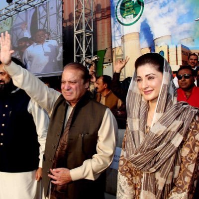 pml n leaders nawaz sharif and maryam nawaz photo pml n