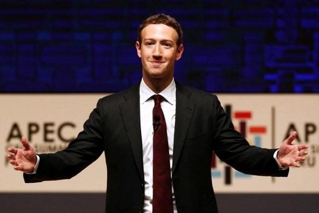 mark zuckerberg gestures while addressing the audience during a meeting of the apec asia pacific economic cooperation ceo summit in lima peru november 19 2016 photo reuters