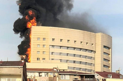 major fire engulfs istanbul hospital patients evacuated major fire engulfs istanbul hospital patients evacuated
