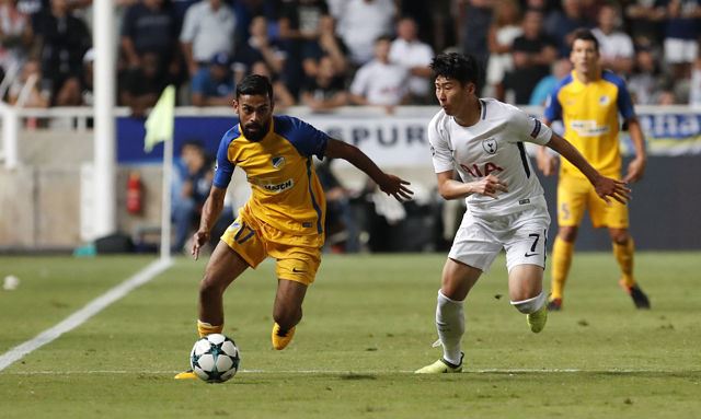 history maker ghayas zahid l became the first pakistani origin player to play in the champions league taking on real madrid dortmund and tottenham for his club apoel photo afp