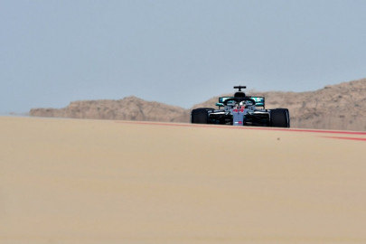 hamilton receives five place grid penalty at bahrain gp