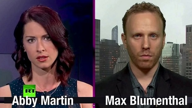 abby martin s programme empire files featuring journalist max blumenthal highlighted rising militarism in israel photo youtube