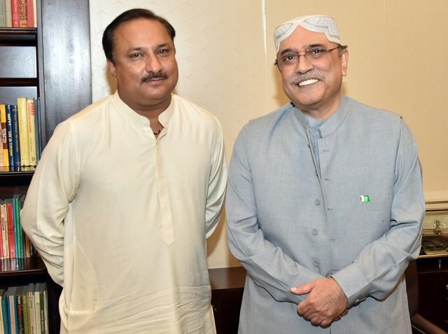 the minority lawmaker meets ppp co chairman at zardari house in nawabshah photo express