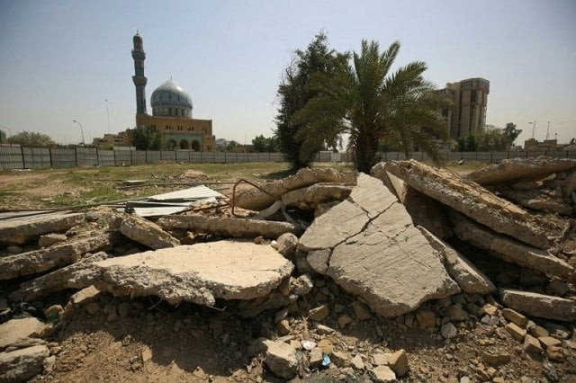 baghdad 039 s iconic fardous paradise square where a giant statue of saddam hussein was pulled down remains in need of restoration 15 years after the us led invasion that toppled the dictator photo afp baghdad 039 s iconic fardous paradise square where a giant statue of saddam hussein was pulled down remains in need of restoration 15 years after the us led invasion that toppled the dictator photo afp