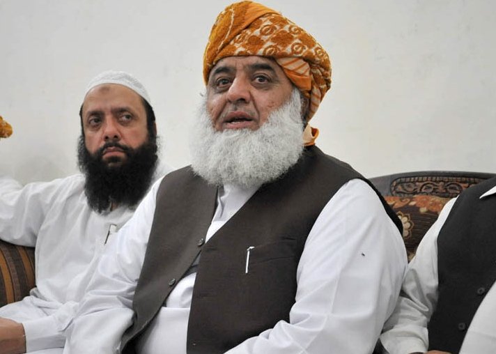 in this photo jui f chief fazlur rehman was called to islamabad to revive muttahida majlis e amal photo sana file