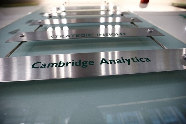the nameplate of political consultancy cambridge analytica is seen in central london britain march 21 2018 photo reuters the nameplate of political consultancy cambridge analytica is seen in central london britain march 21 2018 photo reuters